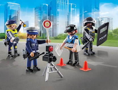PLAYMOBIL | Action Heroes | Politie figuren set | Speelfiguren | Politiefiguur | Speelgoed voor kinderen vanaf 4 jaar | 71730