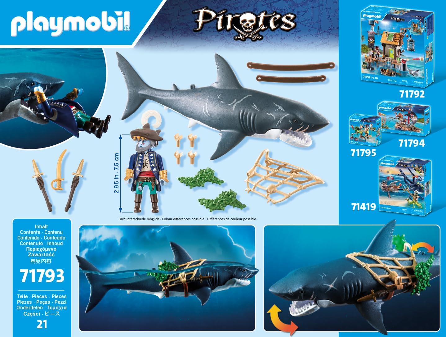 Pirates Giant Shark With Biting Function