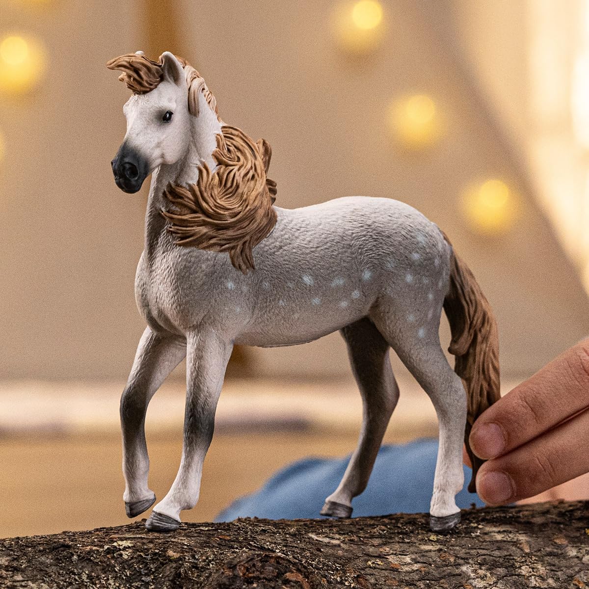 schleich 14895 Andalusier Hengst, ab 5 Jahren, HORSE CLUB - Spielfigur, 12 x 12 x 12 cm