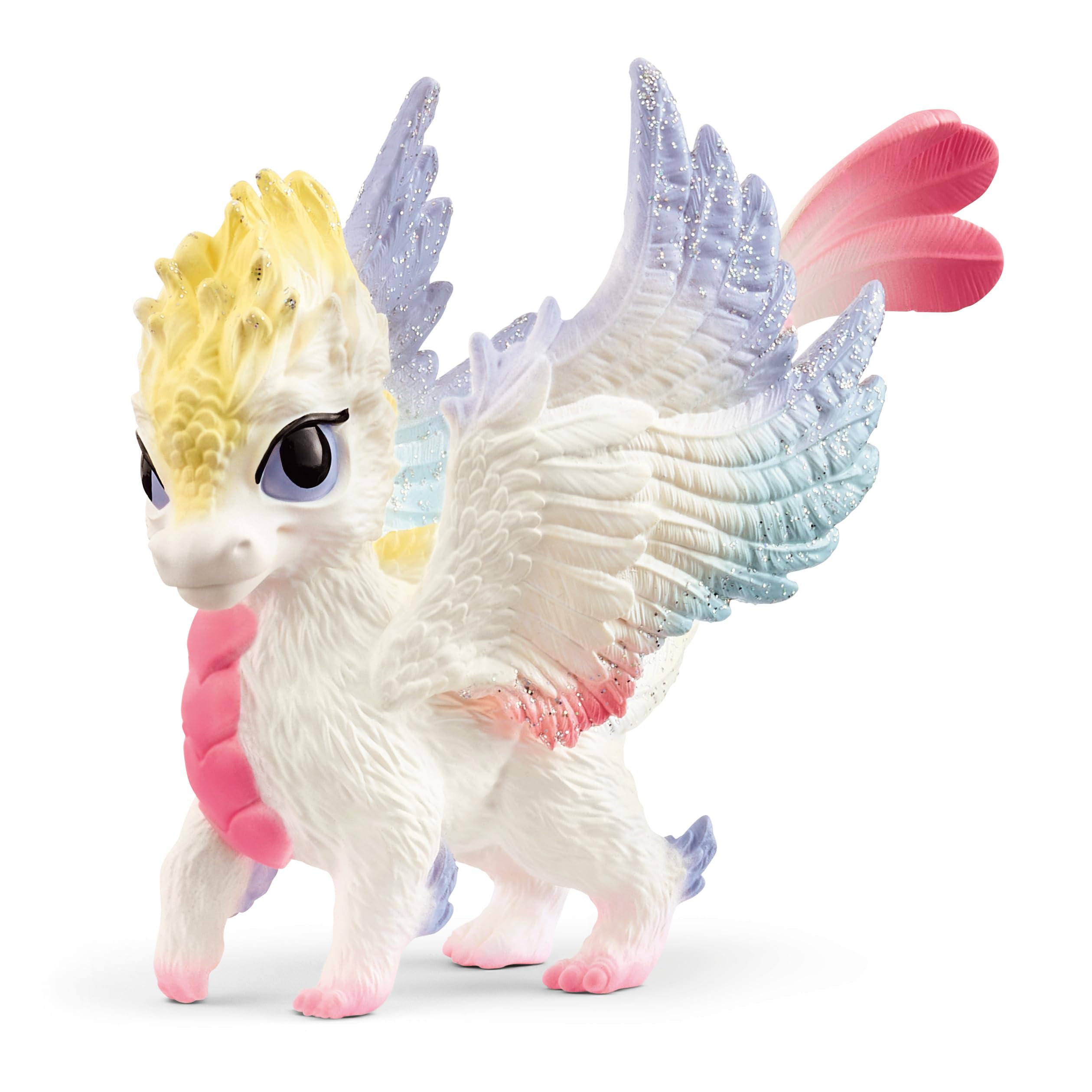 schleich BAYALA | Regenbogen Babydrache 70825 | detailgetreue, Fantastische Figuren | tolles Geschenk für Mädchen und Jungen | wunderschöne Sammelfiguren | Spielfigur ab 5 Jahren | 6 x 10 x 7 cm
