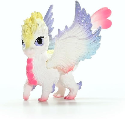 schleich BAYALA | Regenbogen Babydrache 70825 | detailgetreue, Fantastische Figuren | tolles Geschenk für Mädchen und Jungen | wunderschöne Sammelfiguren | Spielfigur ab 5 Jahren | 6 x 10 x 7 cm