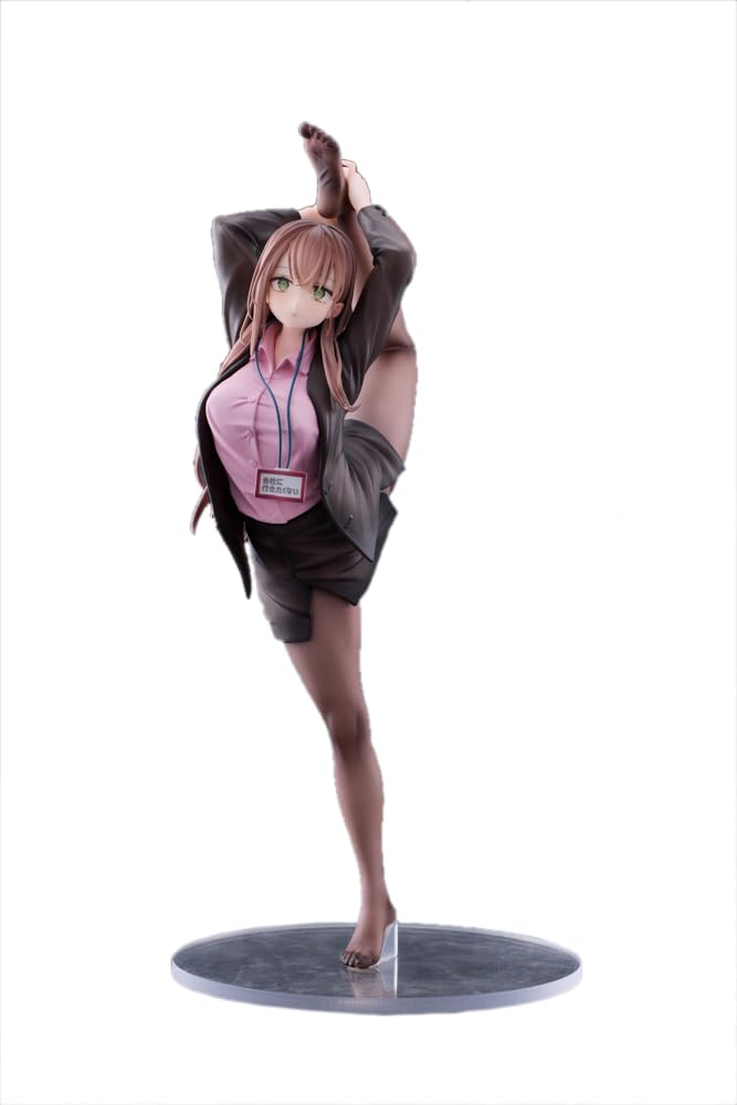 Original Character statuette PVC 1/4 OL-chan Who Doesn't Want to Go to Work Pink Ver. 26 cm
