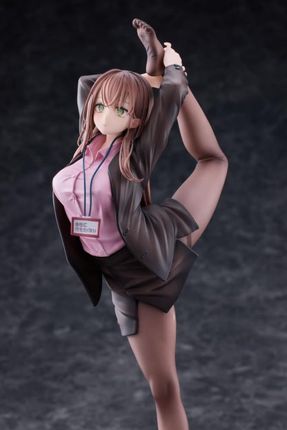 Original Character statuette PVC 1/4 OL-chan Who Doesn't Want to Go to Work Pink Ver. 26 cm