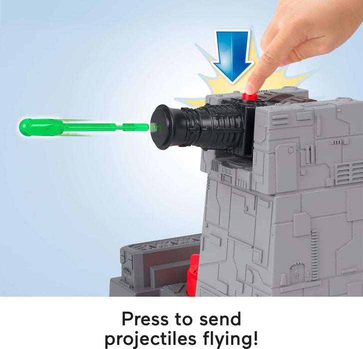 Fisher-Price Imaginext STAR WARS Toys Death Star Turret Cannon with Darth Vader Metal Character Key for Kids Ages 3+ Years, JCY30