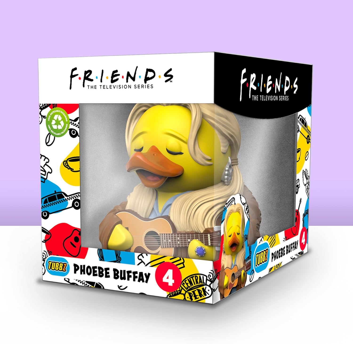 TUBBZ Boxed Edition Phoebe Buffay Collectible Vinyl Rubber Duck Figure - Official Friends Merchandise - Movies & TV