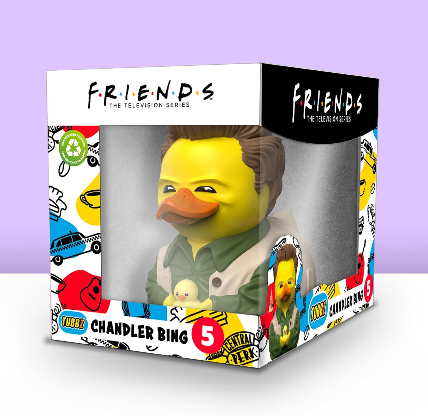 TUBBZ Caja Edición: Friends - Chandler Bing Figura Coleccionable de Pato de Goma Disfrazado