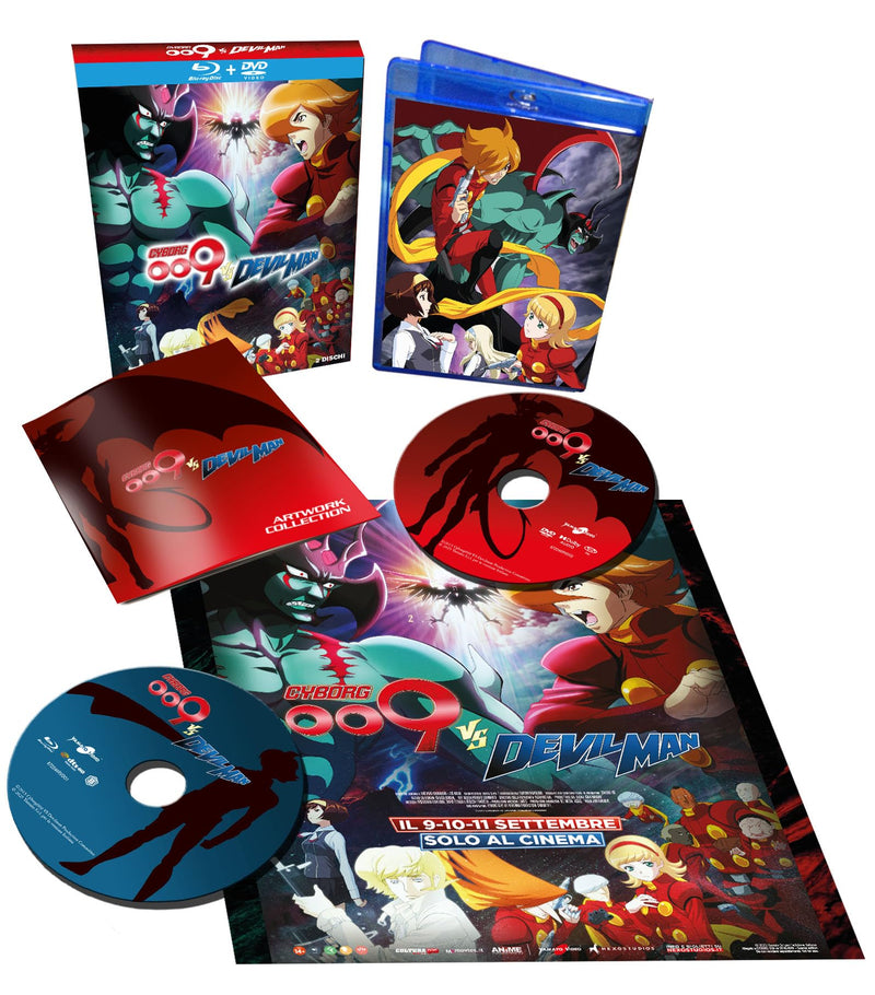 Cyborg 009 Vs Devilman (Blu-Ray+Dvd) - (Italian Import)