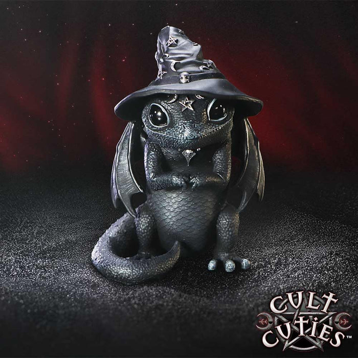 Nemesis Now Azascale Lizzy Cult Cutie Figurine, Resin, Black, Cast in the Finest Resin, Expertly Hand-Painted