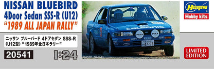 Hasegawa - 1:24 Nissan Bluebird 4Door Sedan SSS-R U12 1989 - Japan Rally