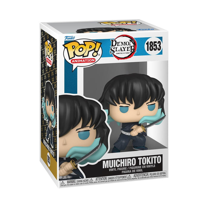 Funko POP Animation: DS - Muichiro - (Attack) - 1/6 Odds for Rare Chase Variant - Demon Slayer - Collectable Vinyl Figure - Gift Idea - Official Merchandise - for Kids & Adults - Anime Fans
