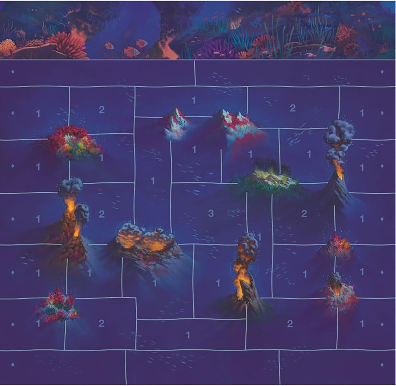 Renegade Games: Battle for The Deep - Powered by Axis & Allies, Board Game, Underwater Setting, Aquatic Factions, 2v2, Ages 14+, 2-4 Players, 90 Min