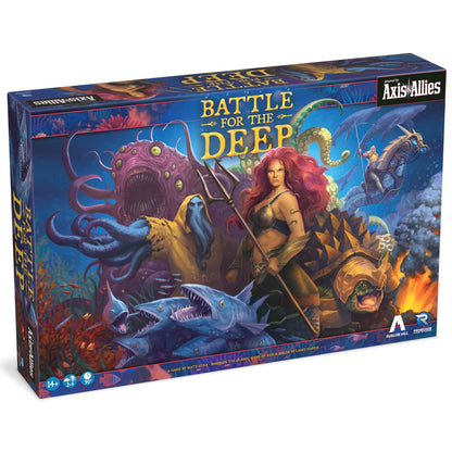 Renegade Games: Battle for The Deep - Powered by Axis & Allies, Board Game, Underwater Setting, Aquatic Factions, 2v2, Ages 14+, 2-4 Players, 90 Min