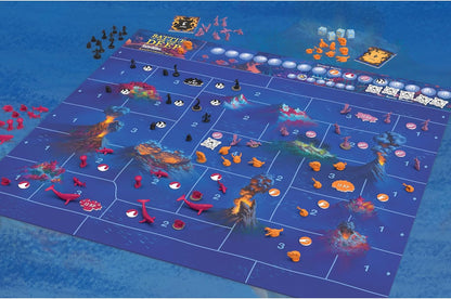 Renegade Games: Battle for The Deep - Powered by Axis & Allies, Board Game, Underwater Setting, Aquatic Factions, 2v2, Ages 14+, 2-4 Players, 90 Min