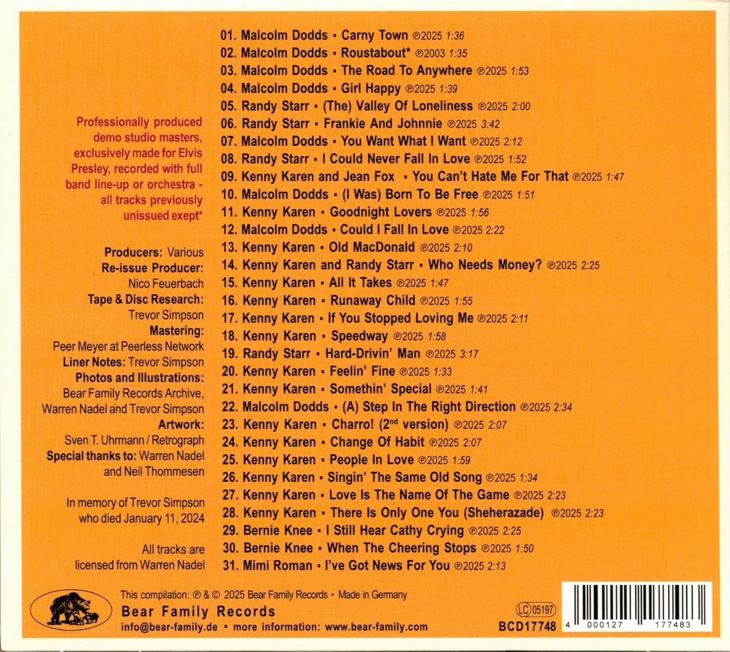 Presley Style: Lost Elvis Songwriter Demos Vol. 2