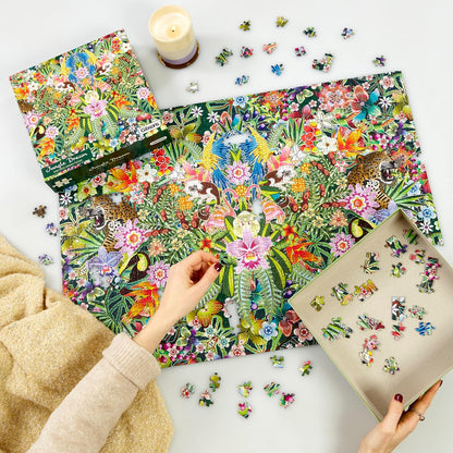 Jungle Dream | 1000 Piece Jigsaw Puzzle | Colourful Pattern Puzzle | Sustainable Jigsaw Puzzle for Adults | Premium 100% Recycled Board | Great Gift for Adults | Gibsons Games
