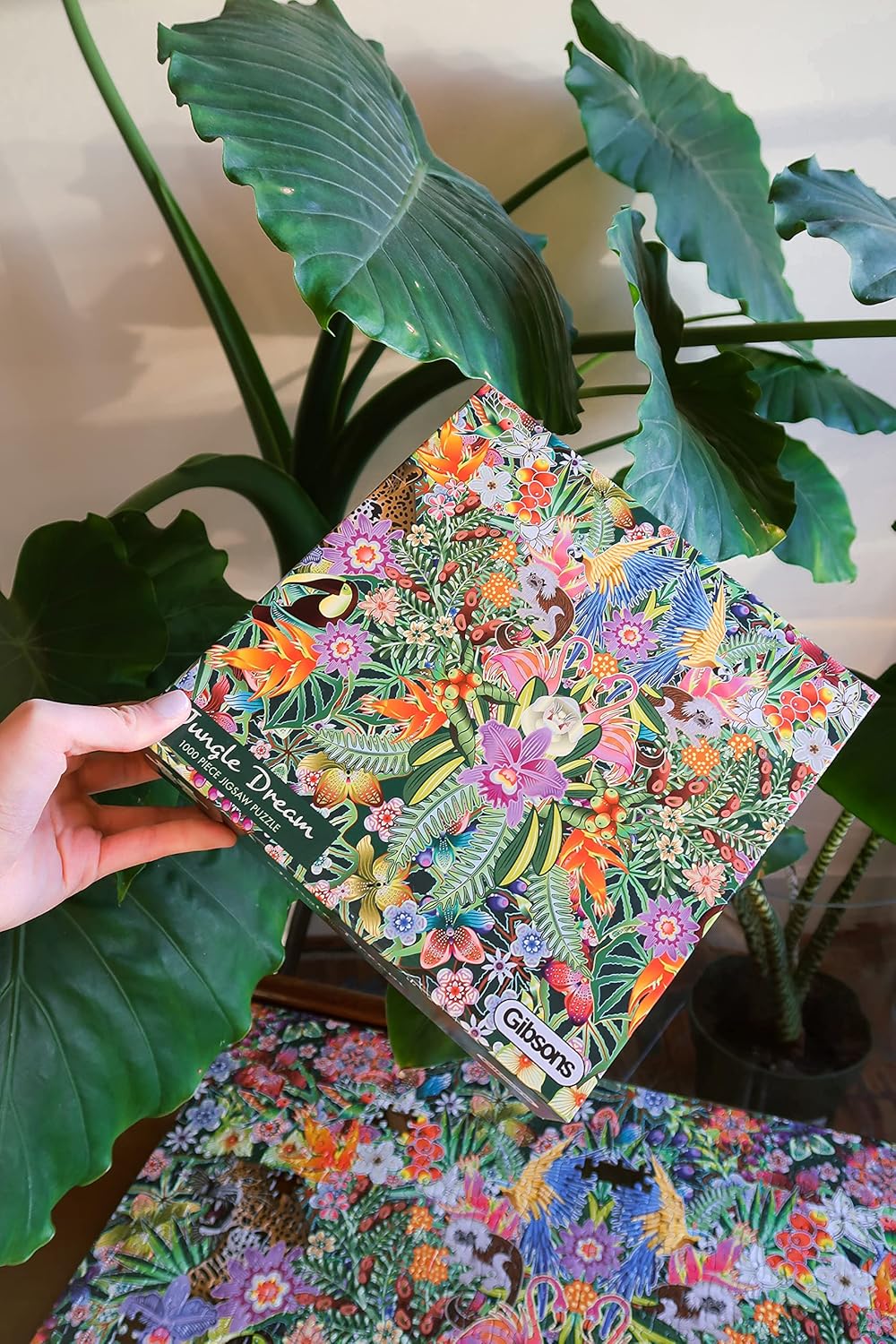 Jungle Dream | 1000 Piece Jigsaw Puzzle | Colourful Pattern Puzzle | Sustainable Jigsaw Puzzle for Adults | Premium 100% Recycled Board | Great Gift for Adults | Gibsons Games