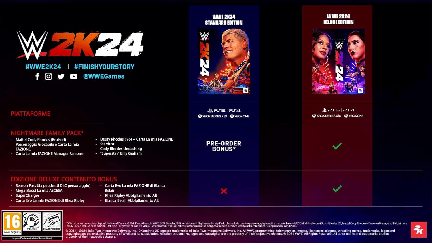 PlayStation 5 - Wwe 2K24 (Deluxe Edition)