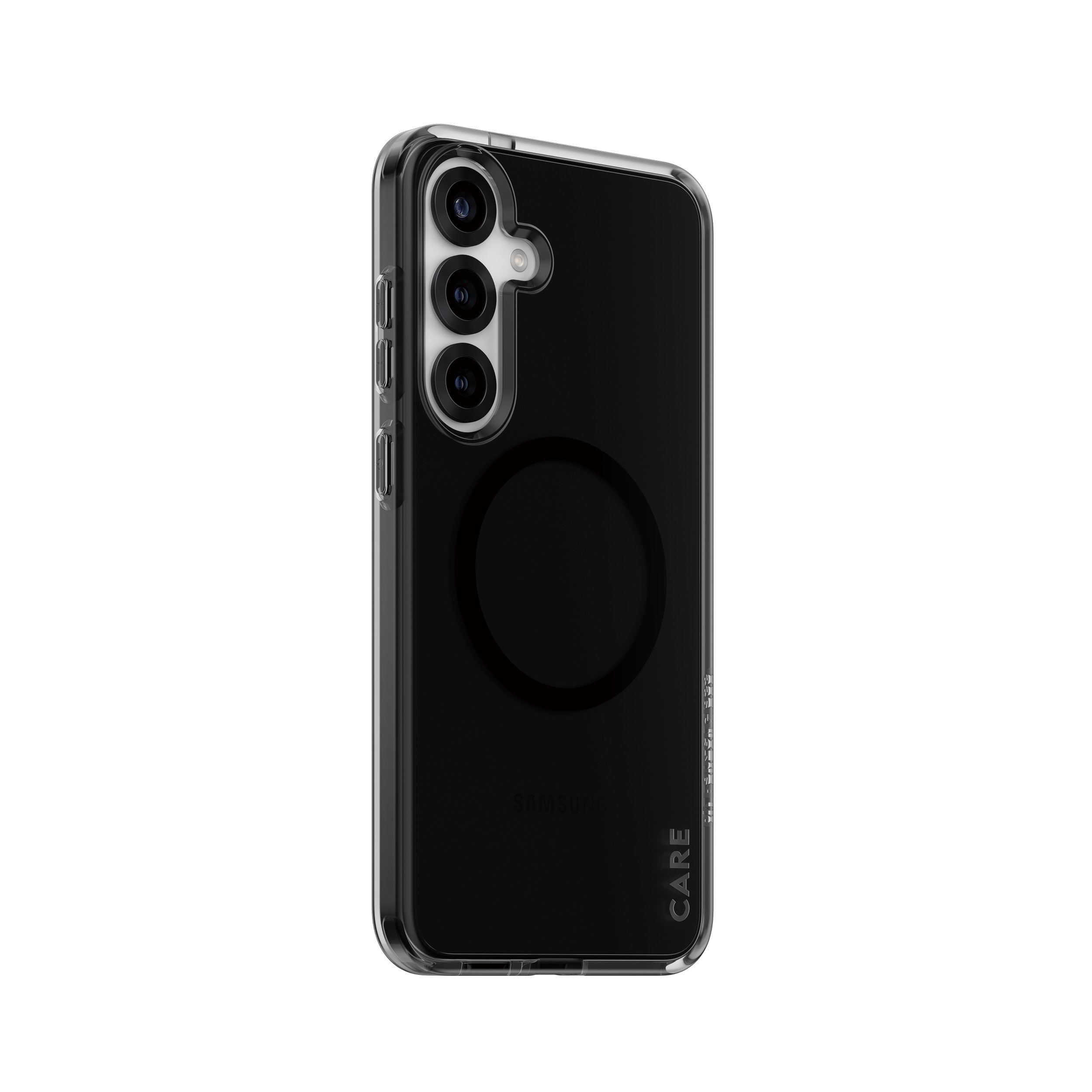 PanzerGlass CARE by ® Flagship Case Urban Combat Smokey w. Black Qi Compatible Samsung Galaxy S25+