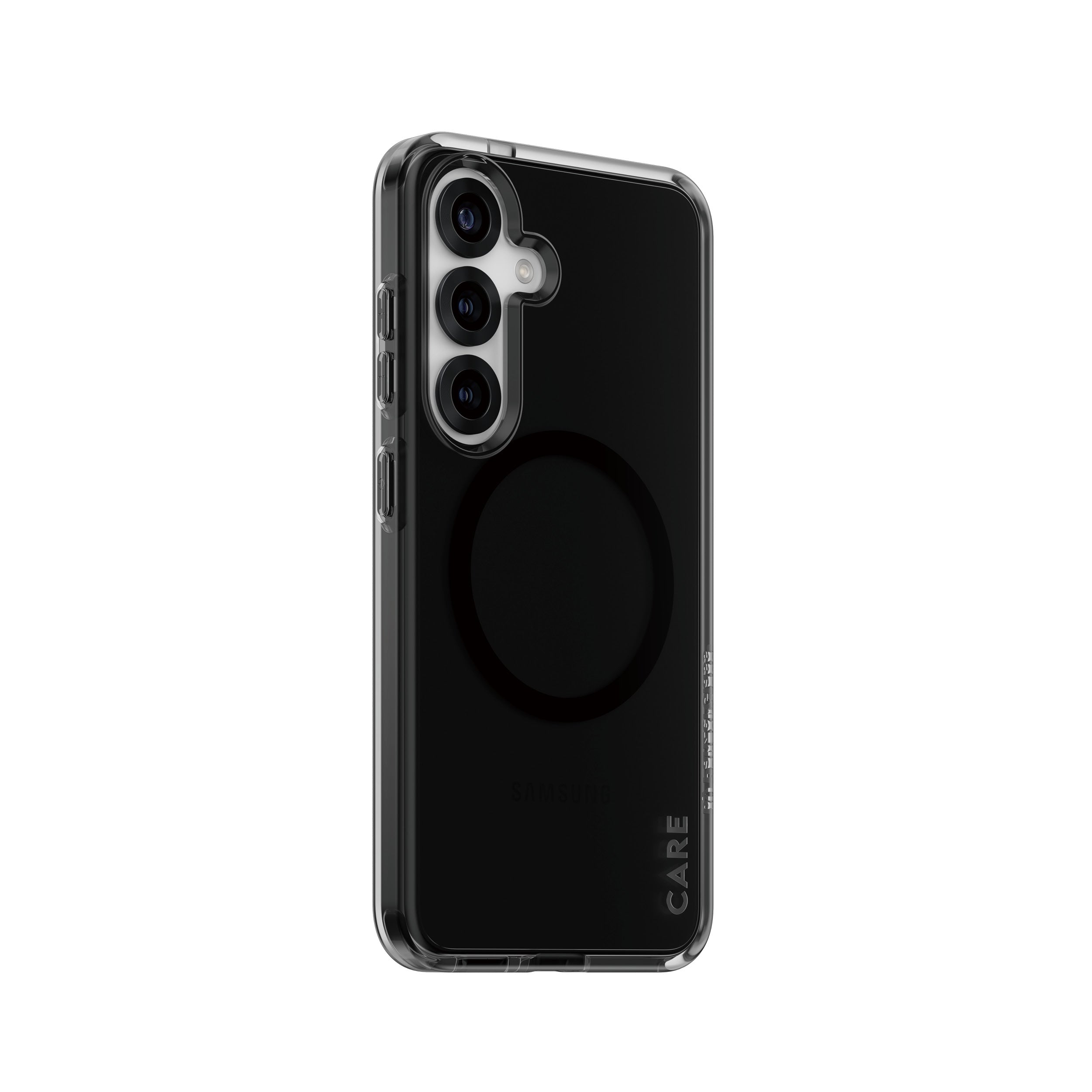 PanzerGlass CARE by ® Flagship Case Urban Combat Smokey w. Black Qi Compatible Samsung Galaxy S25