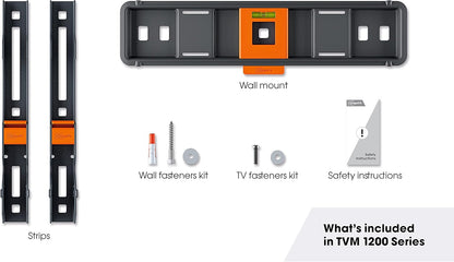 Vogel`S Quick Series Tvm 1205 - Mounting Kit (Wall Mount) - Fixed - For Lcd Tv - Steel - Black - Screen Size: 19``-50``