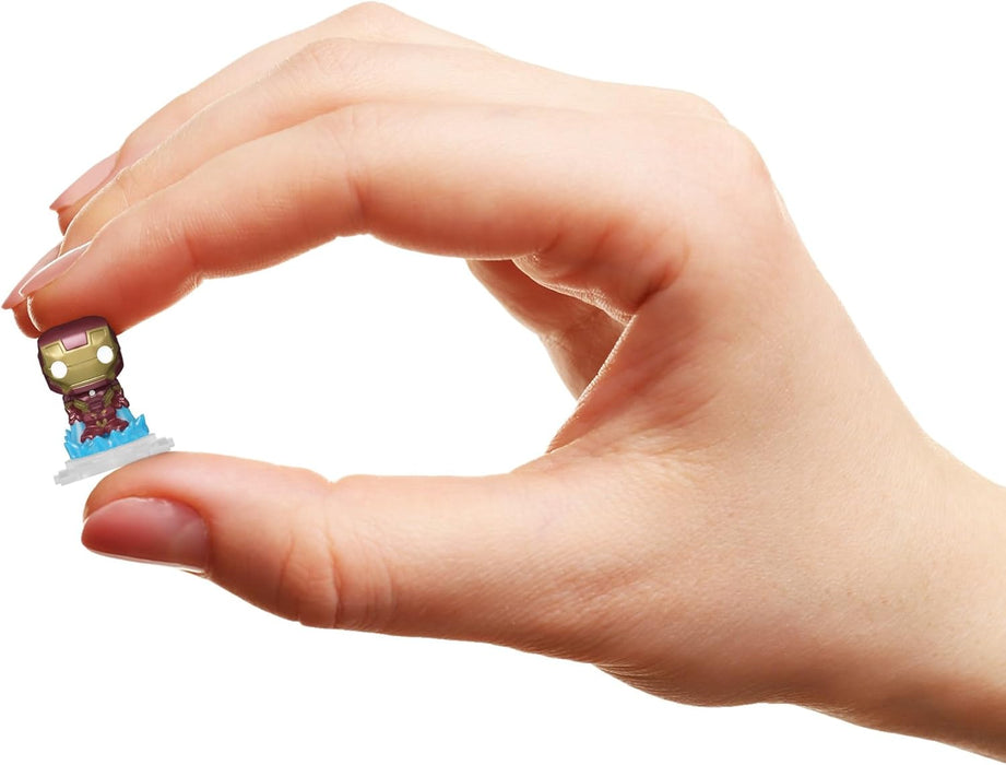 Funko Bitty Bots: Marvel - Hulkbuster with Iron Man! Bitty POP! - 0.9 Inch (2.2 Cm) - Marvel's Infinity Saga - 0.9 Inch & 4.85 Inch - Collectable - Gift Idea - Display