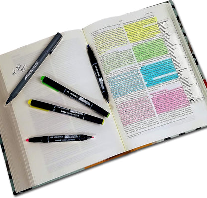 G.T. Luscombe Company, Inc. Zebrite Bible Marking Kit (Set of 5 + Ruler