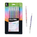 Sakura 37379 - Paquete de 5 bolígrafos de tinta de gel Gelly Roll de punta fina, Stardust 6-pc Galaxy, Unidad