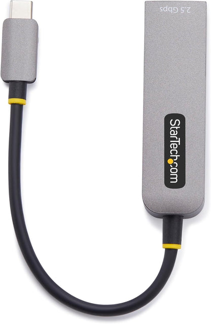 StarTech.com Adaptador de Red USB Tipo C a Ethernet - Adaptador de Red Externo USB-C a RJ45 2,5/1Gb - USB 3.1 - PD 100W