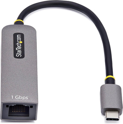 StarTech.com Adaptador de Red USB Tipo C a Ethernet - Adaptador de Red Externo USB-C a RJ45 1Gb - USB 3.1 - PD 100W - Win Mac