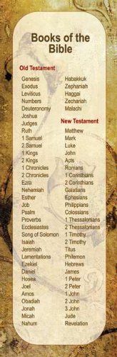 Bookmark - Books Of The Bible by B&H Publishing Group