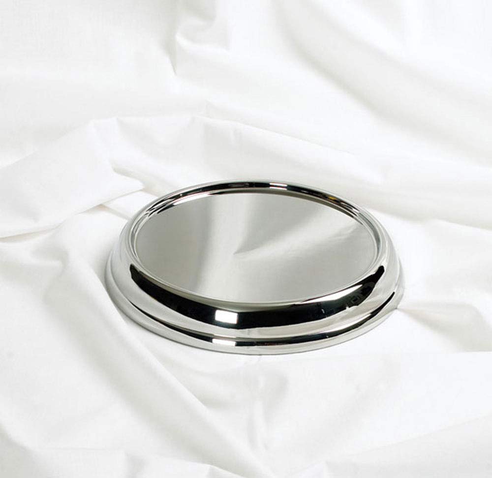 Broadman Holman 435473 Commun Silvertone Piatto Pane Base Impilabile Acciaio Inox
