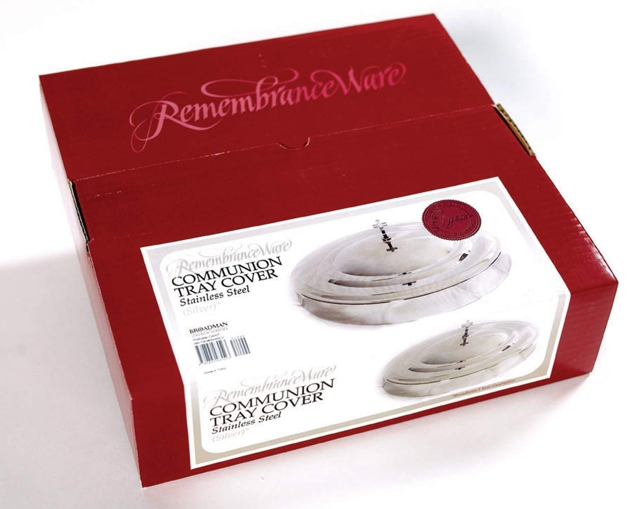 Communion Tray Cover in Stainless Steel - Remembranceware by Broadman Holman