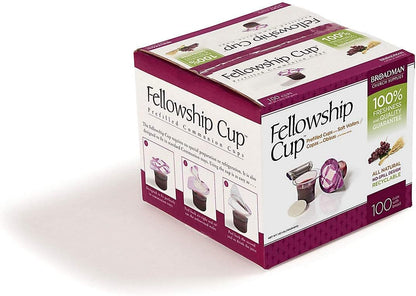 Fellowship cup,Prefilled communion cups juice/wafer-100 cups (net wt.1.62 lb) by BROADMAN CHURCH SUPPLIES