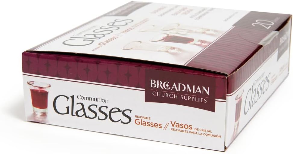 Glass Communion Cups- Box Of 20