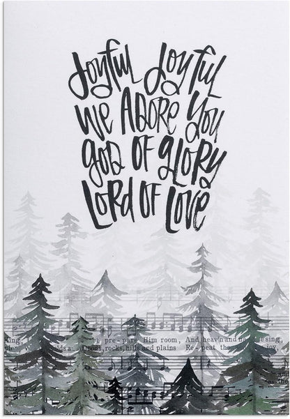 DaySpring KatyGirl - Joyful - 18 tarjetas y sobres de Navidad Good Steward, NLT