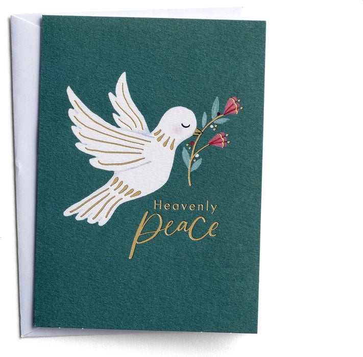 DaySpring Studio 71 - Hevenly Peace Christmas Cards - 18 Matchbox Dove Christmas Cards with Envelopes