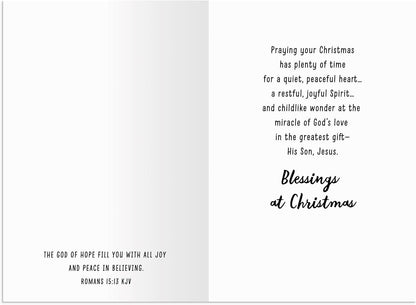 DaySpring - A Peaceful Christmas for You - 18 Christmas Boxed Cards and Envelopes, KJV (U0997