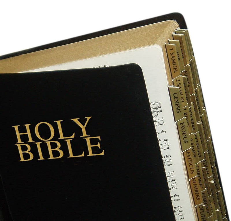 Bible Tabs - Solid Gold - Old & New Inc Catholic Books: Bible Indexing Tabs (Classic Tabs