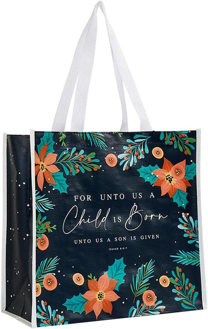 For Unto Us A Child Is Born Eco-Friendly Tote Bag