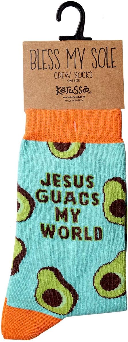 Kerusso One Size Fits Most Novelty Christian Faith Message Socks