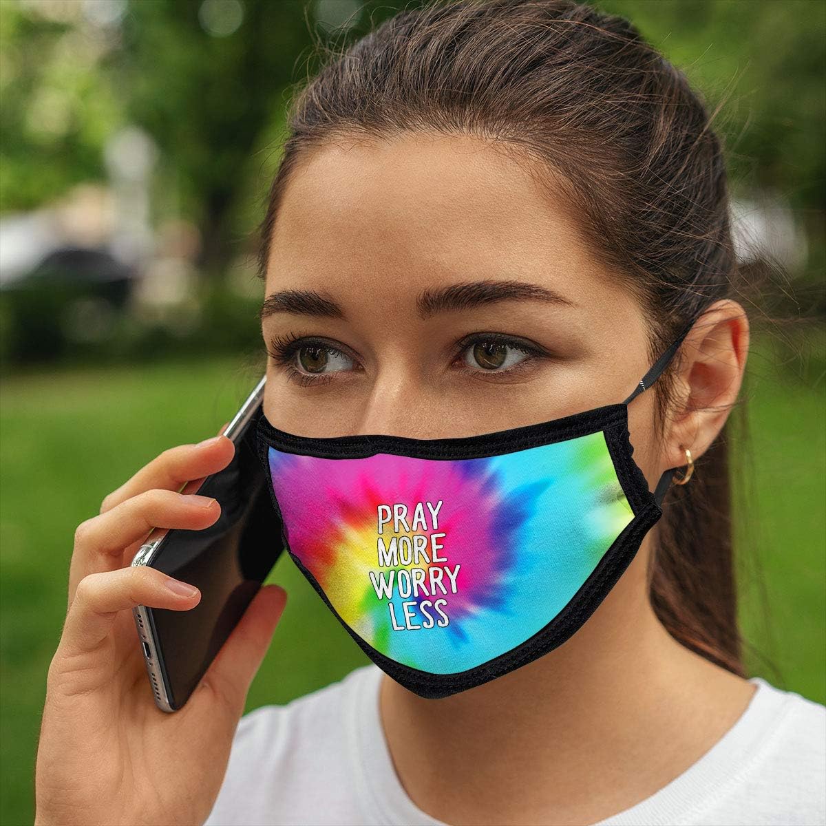 Face Mask: Pray More Worry Less