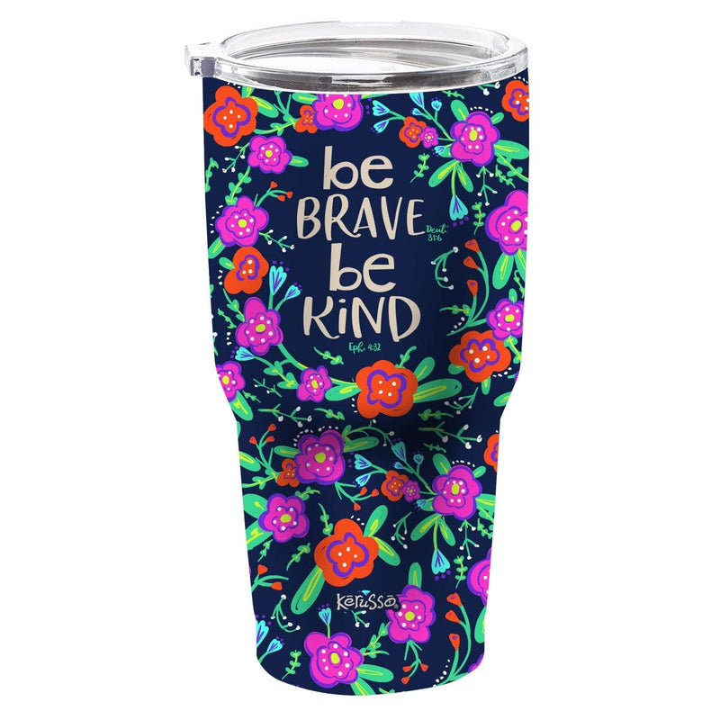 Kerusso Be Kind Stainless Steel Tumber, Multicolor, 30 oz