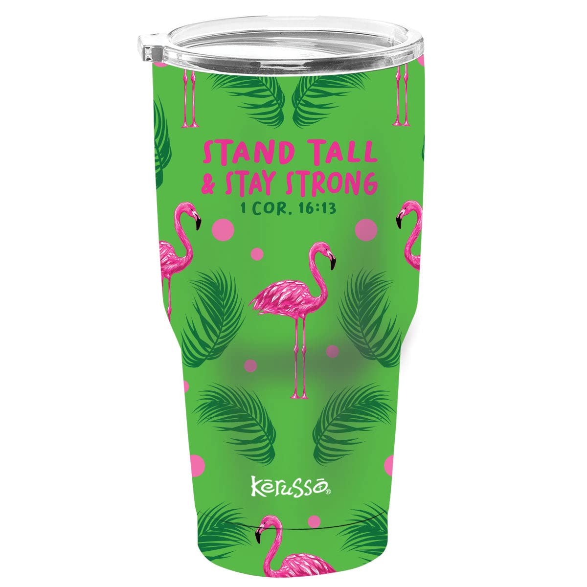 Flamingo Tumbler, Green