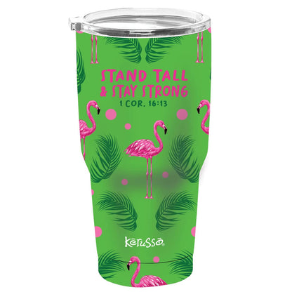 Flamingo Tumbler, Green