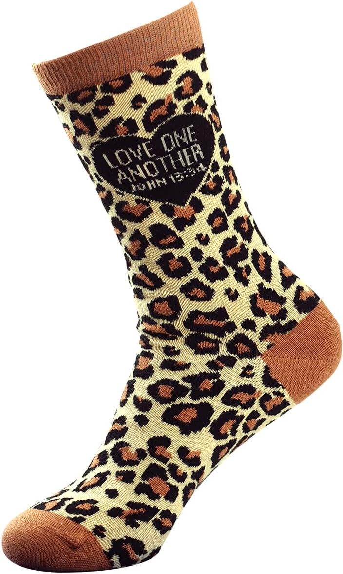 Kerusso Adult Socks - Leopard - Leopard - One Size Fits Most, Leopard, One Size