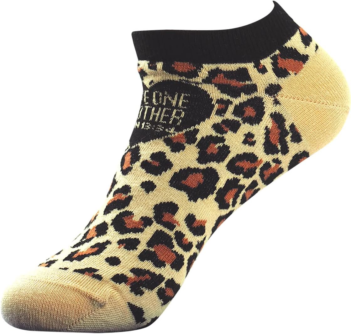 Kerusso Adult Ankle Socks - Leopard - Leopard - One Size Fits Most, Leopard, One Size