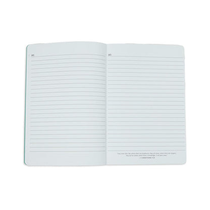 Kerusso Be Still My Soul Psalm 46:10, Multicolor 8 x 5.5 Inches Paper/Hardboard Women's Notebook Journal