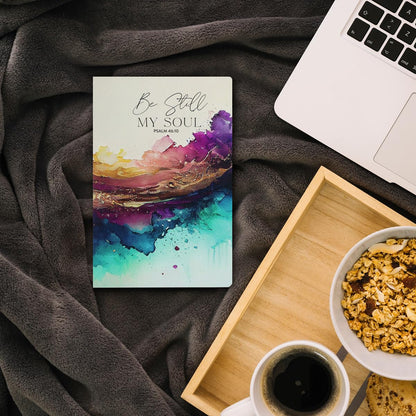 Kerusso Be Still My Soul Psalm 46:10, Multicolor 8 x 5.5 Inches Paper/Hardboard Women's Notebook Journal