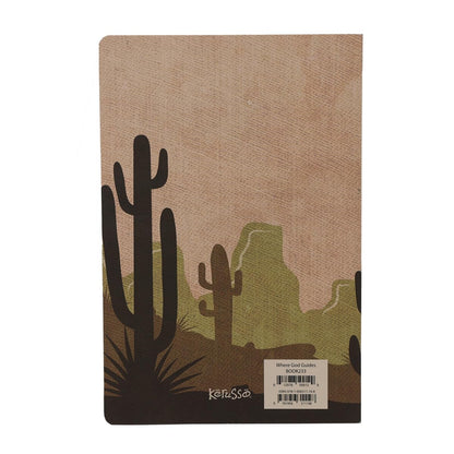 Kerusso Where God Guides He Provides Isaiah 58:11, Pink/Brown 8 x 5.5 Inches Paper/Hardboard Women's Notebook Journal