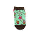 Kerusso Life Is Sweet With Jesus, Psalm 34:8 Multicolor One Size Fits Most Cotton Blend Everyday No-Show Socks, Multicolor, One size